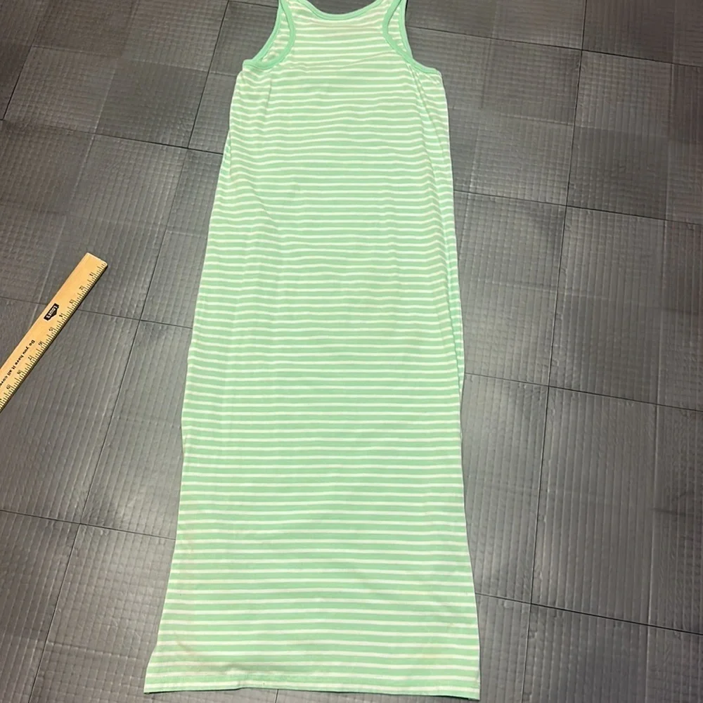 OLD NAVY GIRLS GREEN T SHIRT TANK DRESS SIZE LARGE 10/12